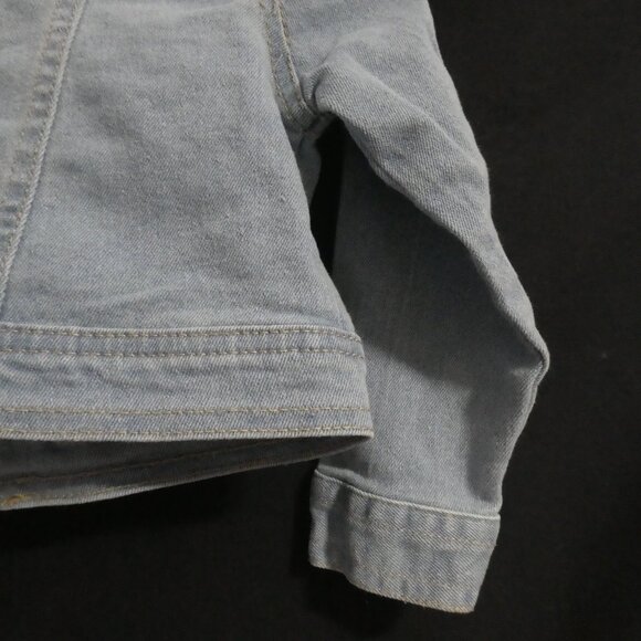 LIMITED TOO | 3T | Light Blue Snap Button Denim Jacket | *2 buttons don't close - Picture 14 of 16
